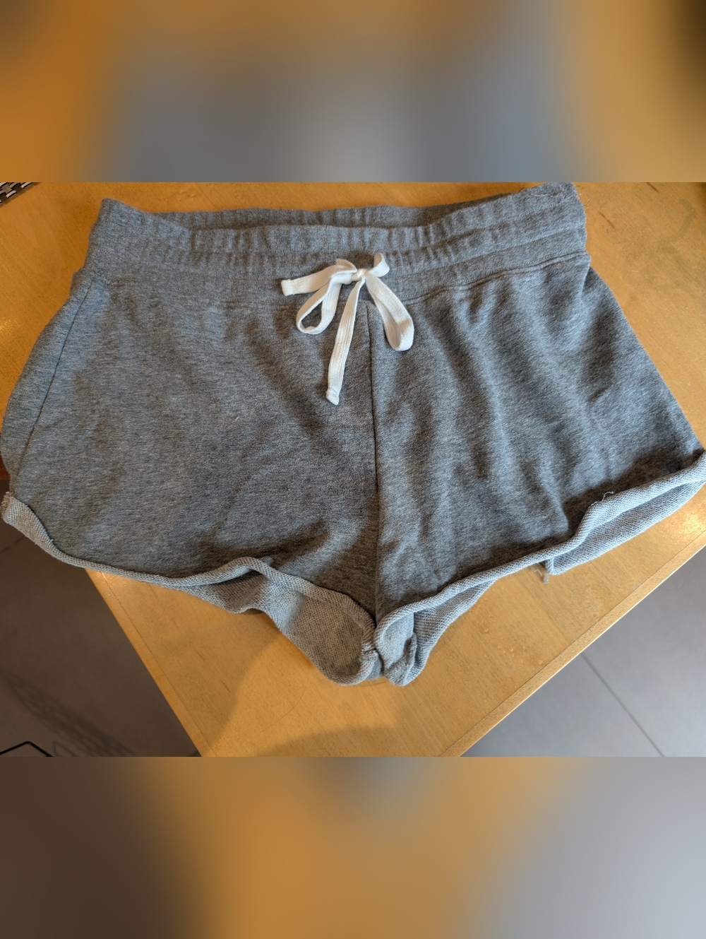 Garage Gray Drawstring Lounge Shorts